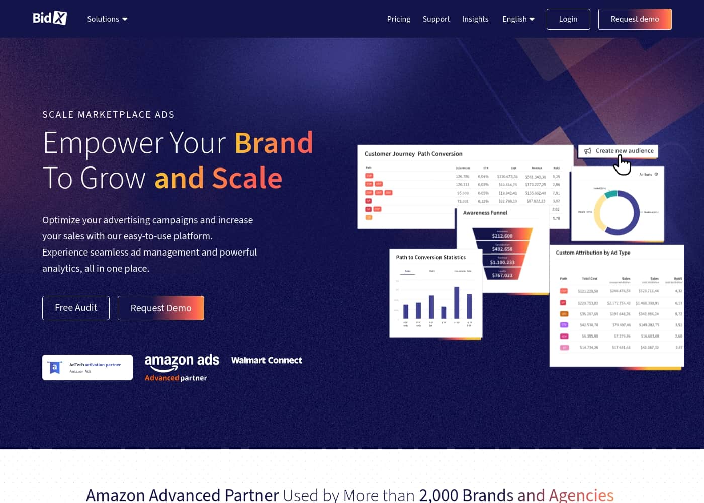 BidX homepage screenshot