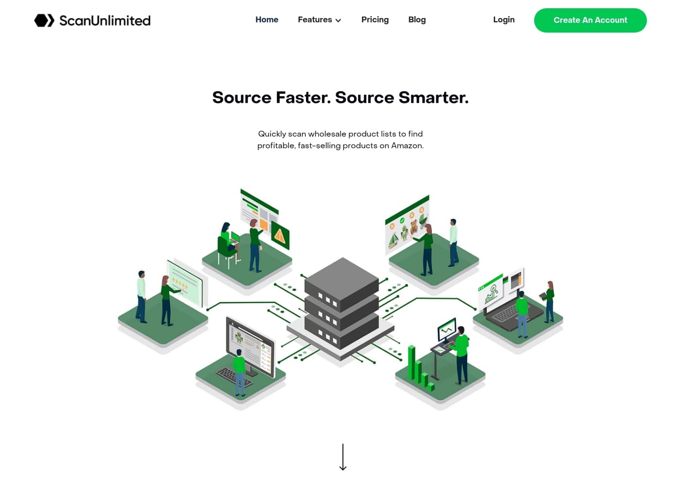 ScanUnlimited homepage screenshot