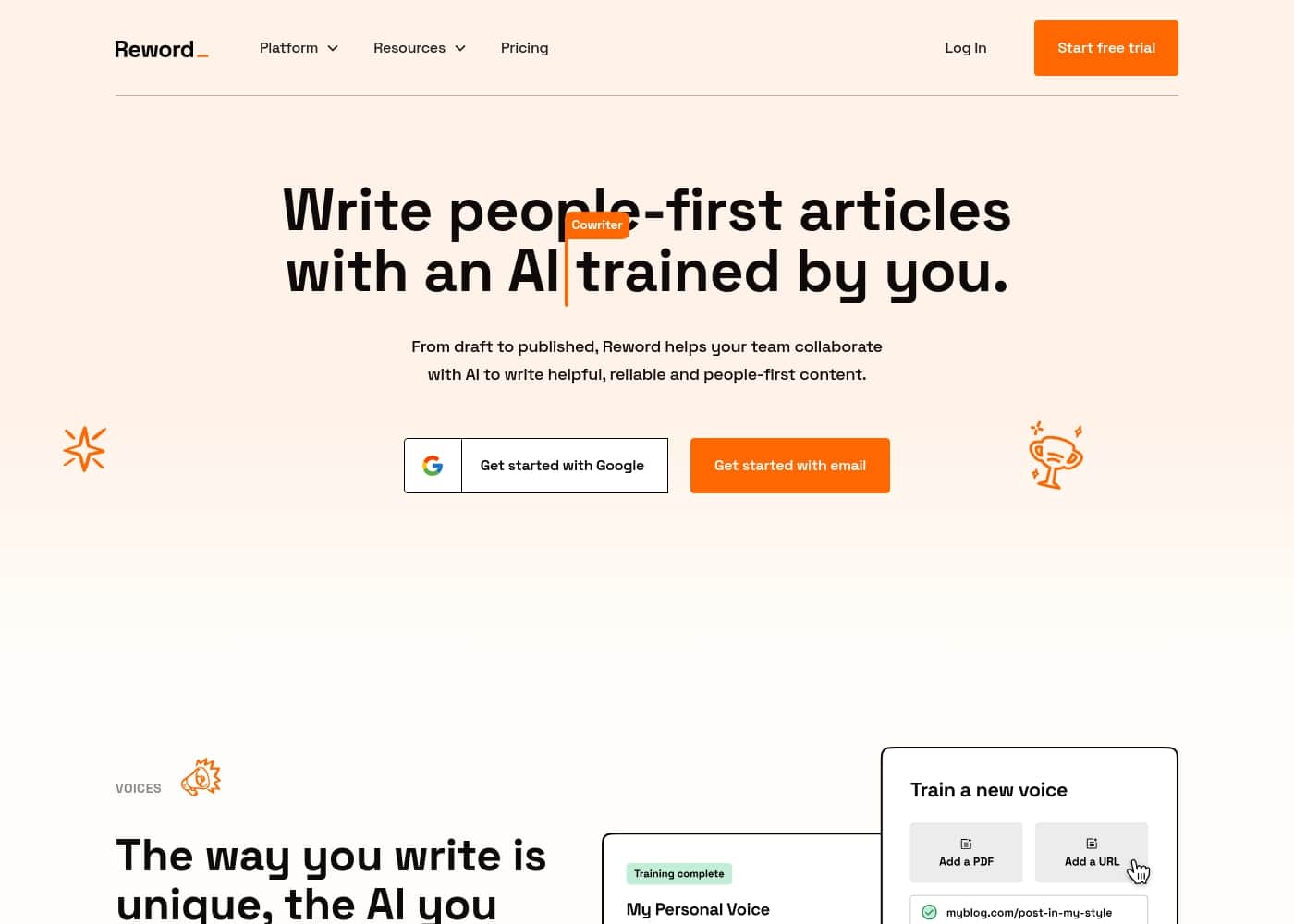 Reword homepage screenshot