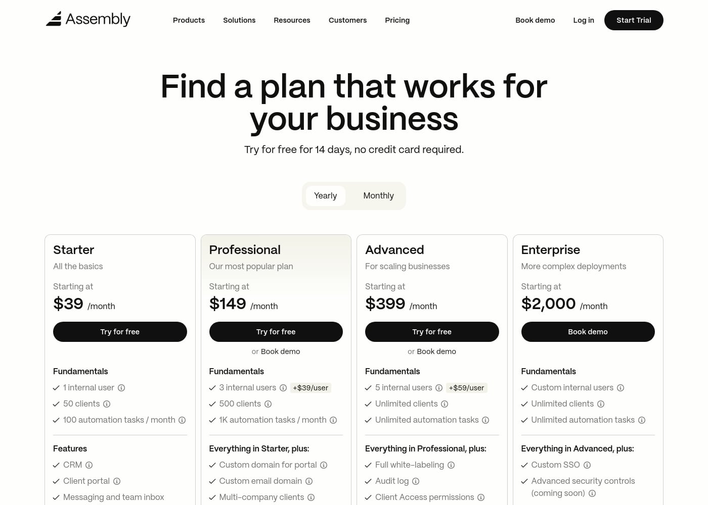 Pricing