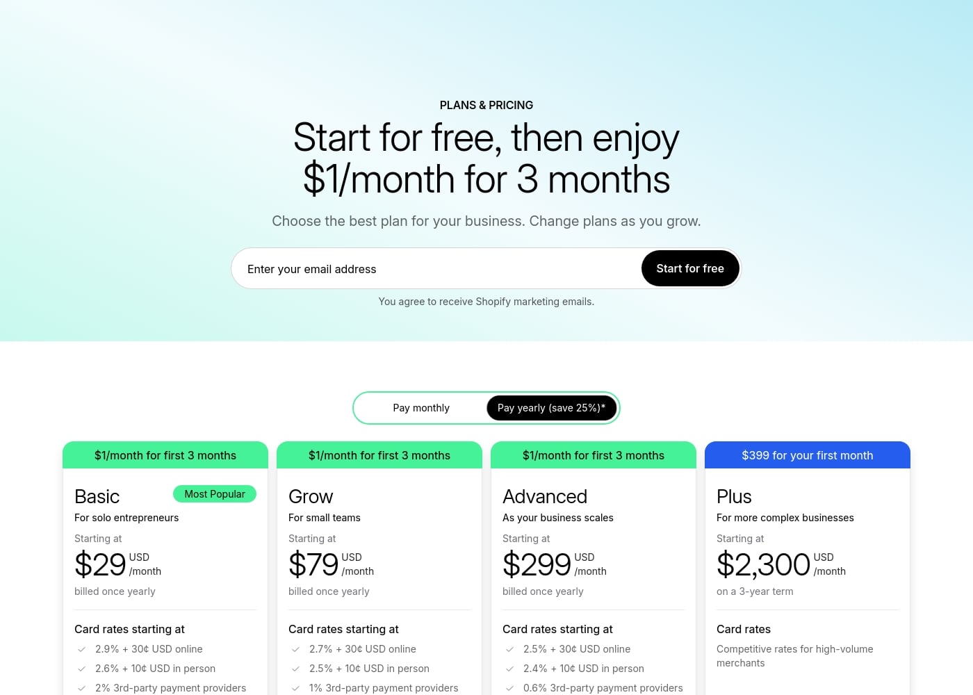 Pricing