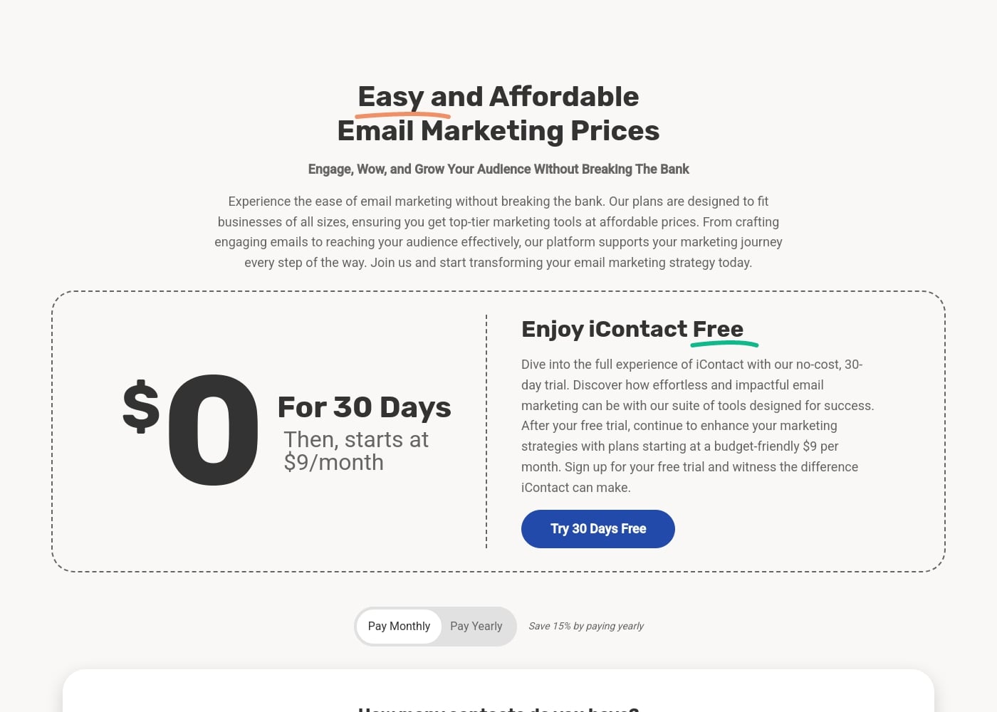 Pricing