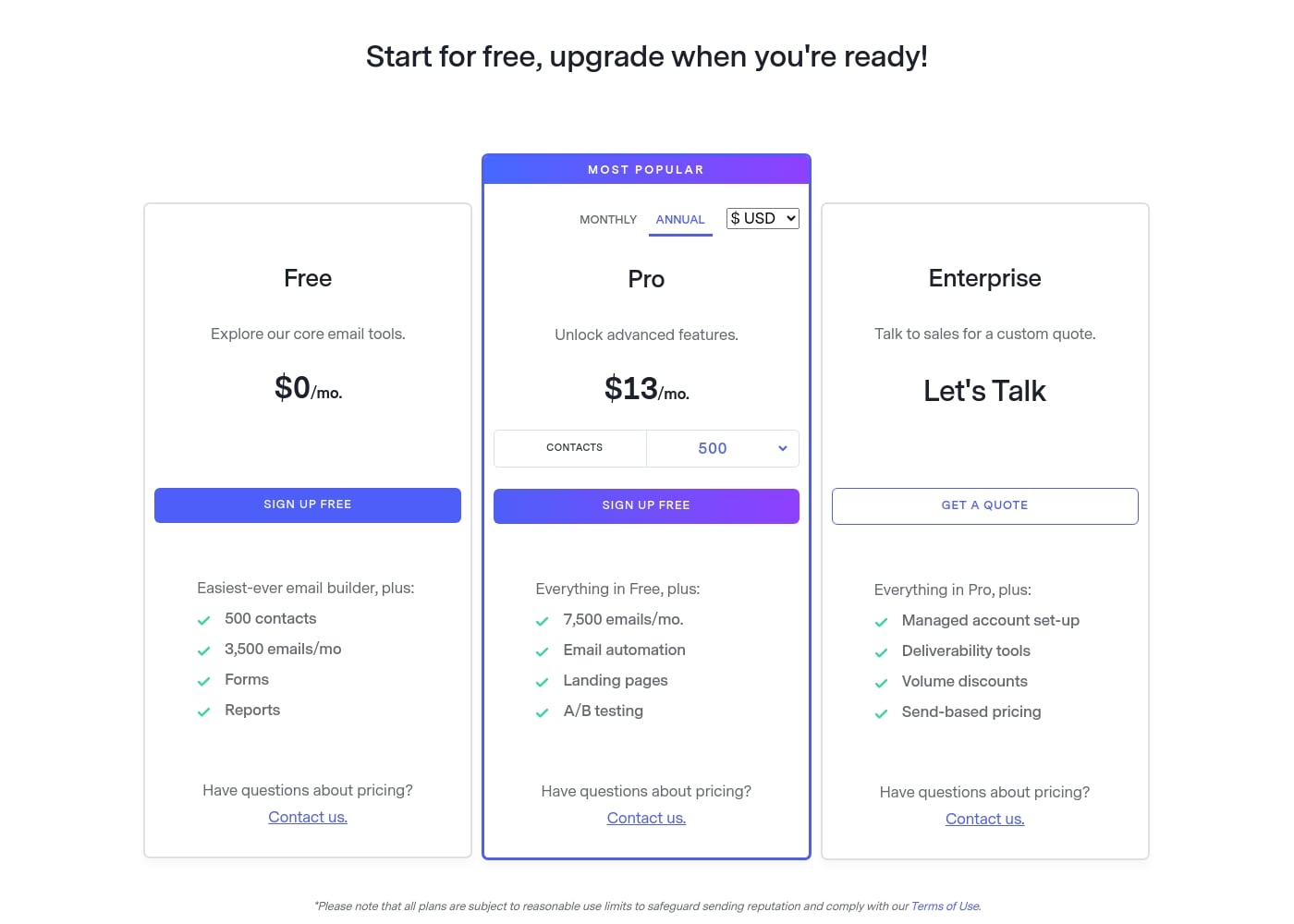 Pricing