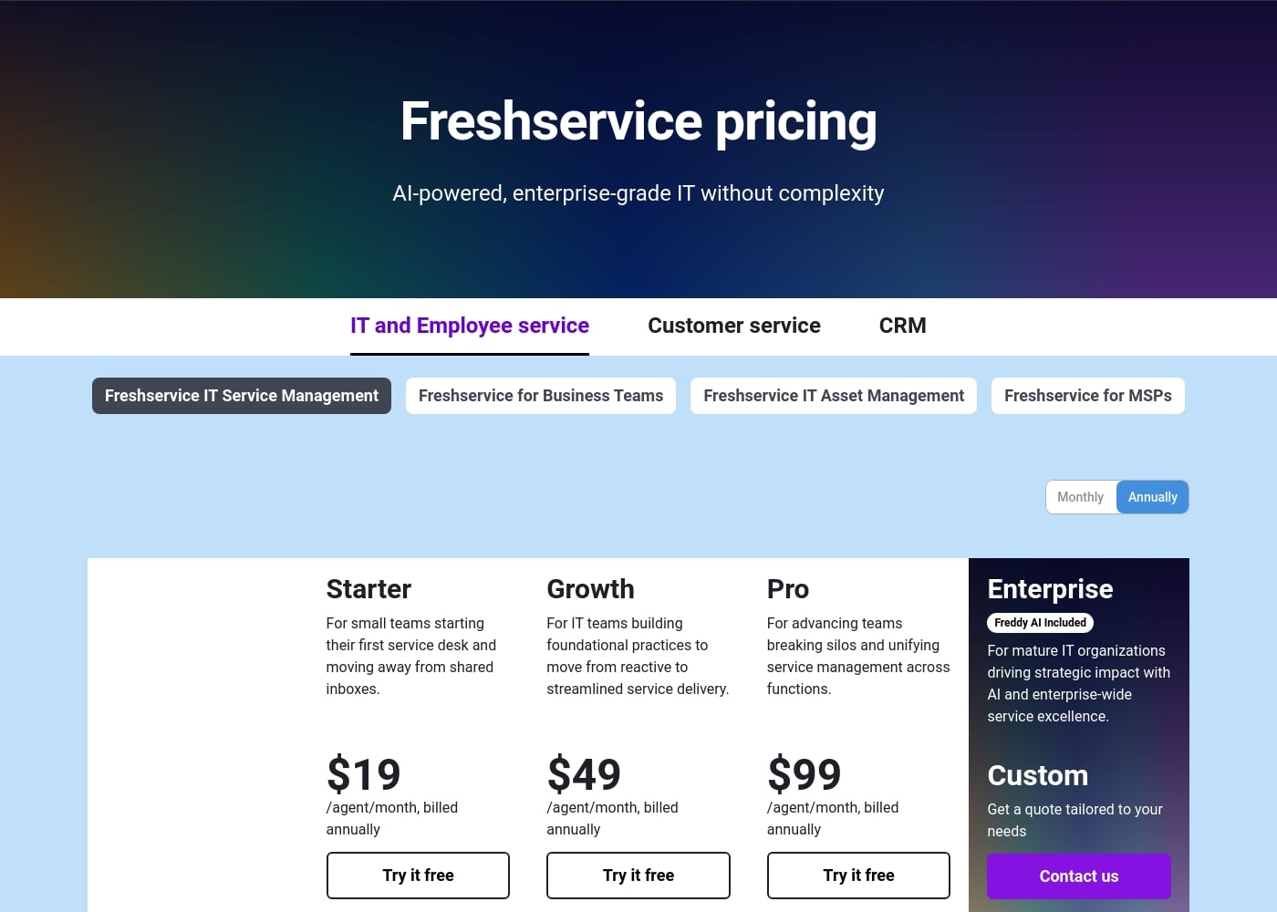 Pricing