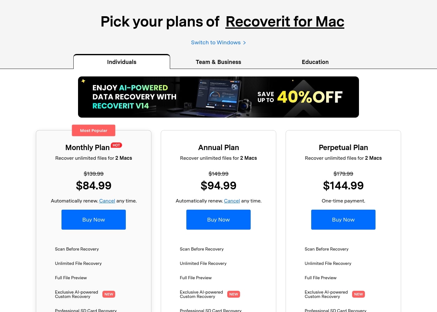 Pricing