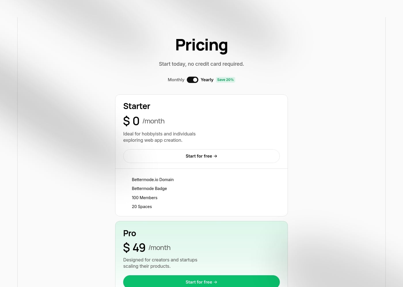 Pricing