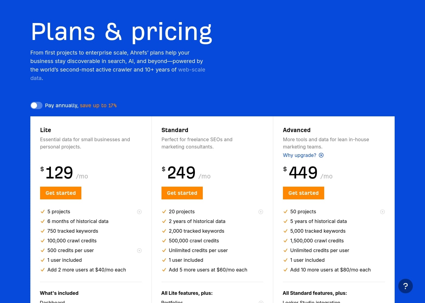 Pricing