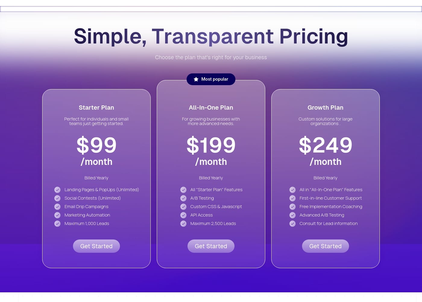 Pricing