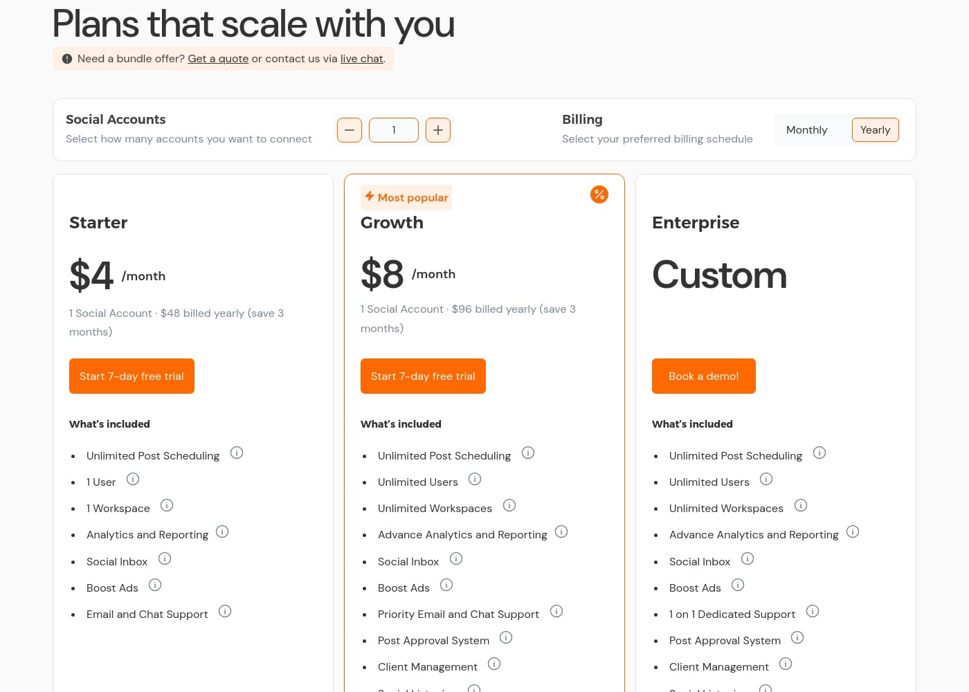 Pricing