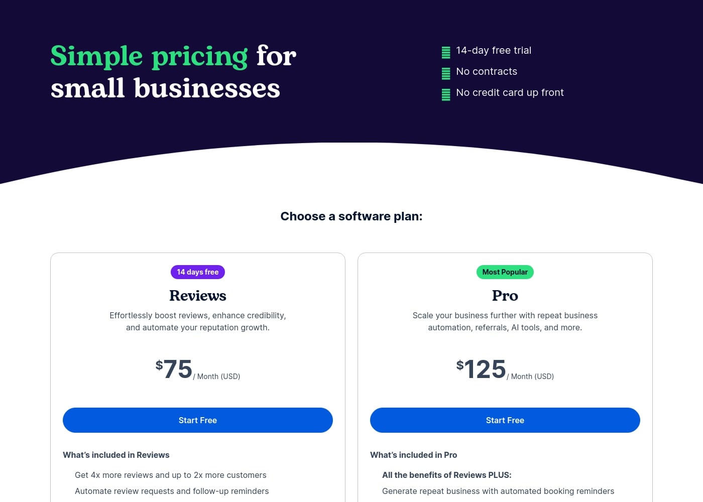 Pricing